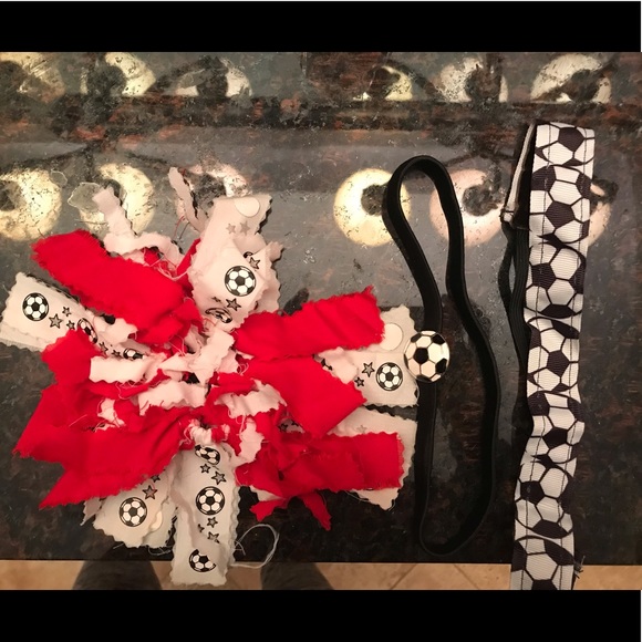 Accessories - Soccer Hair Accessory Bundle Accessories - Soccer Hair Accessory Bundle